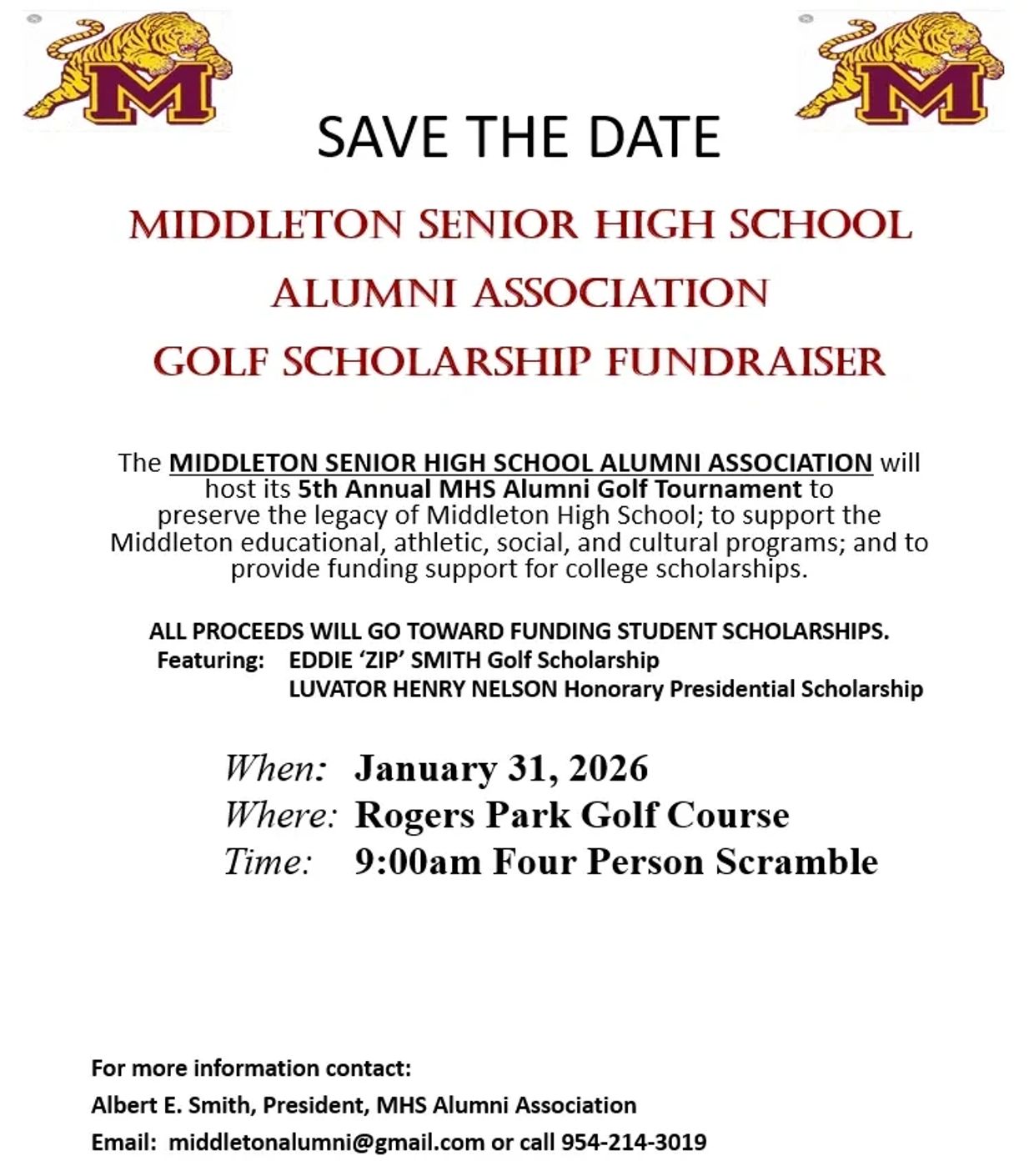 Save the Date, MHSAA golf Tournament 5th annual, myshape.solutions, Joycelyn Wells