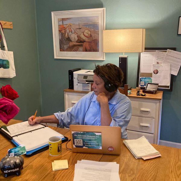 Connect with Advocate via Zoom or phone call.  