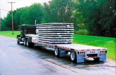 Step deck hauling many of the various truckload shipments that Service First puts on our drivers.