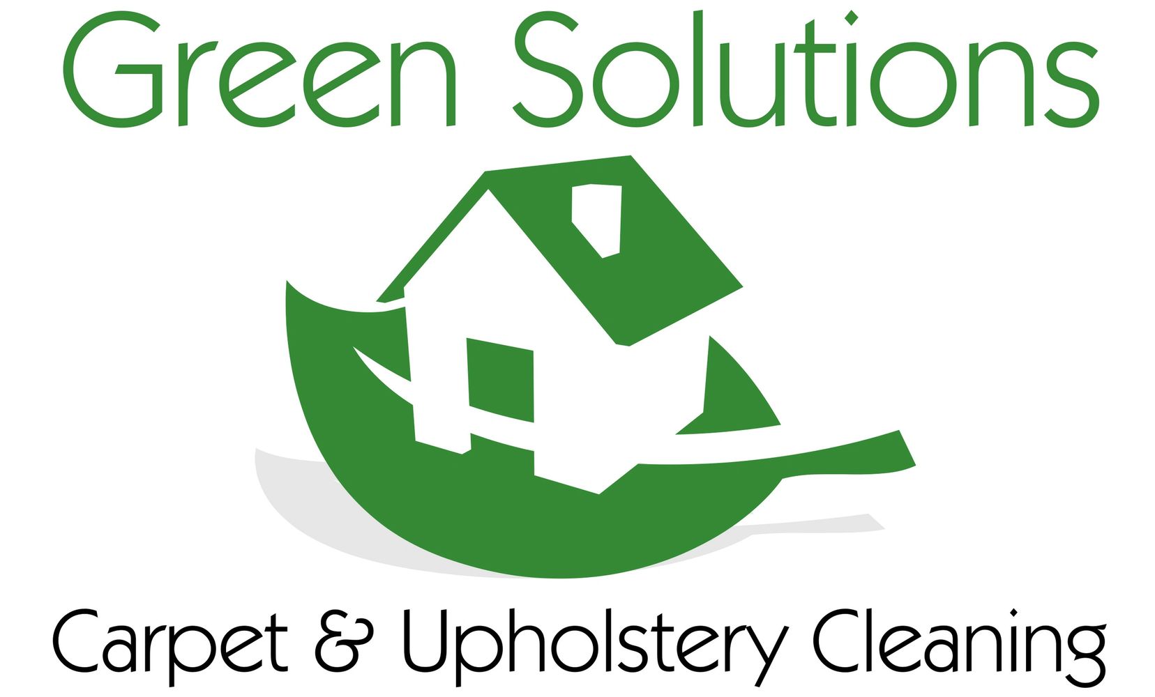 Logo for Green Solutions Carpet & Upholstery Cleaning.