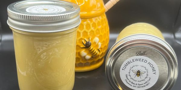 Raw filtered all natural honey. 