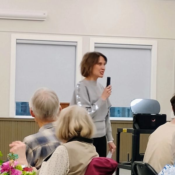 Speaking at Aurora Volunteer Appreciation Event.