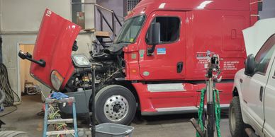 Trucks and vehicles work hard.  They all need repaired.  We love to repair them.