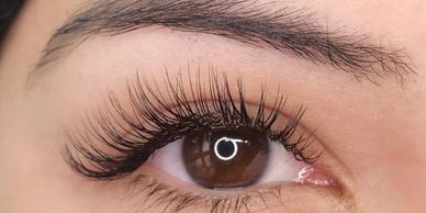 Hybrid Eyelash Extensions