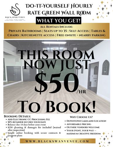 Traders Alley room green wall room