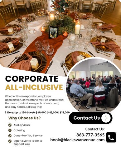 All-Inclusive corporate event package