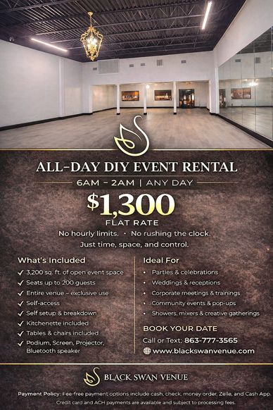 All day rental $1300