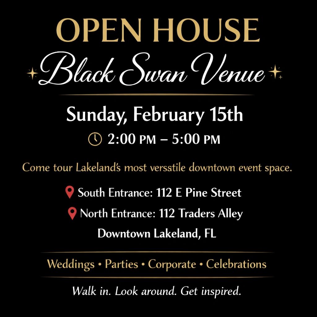Open house at Black Swan Venue