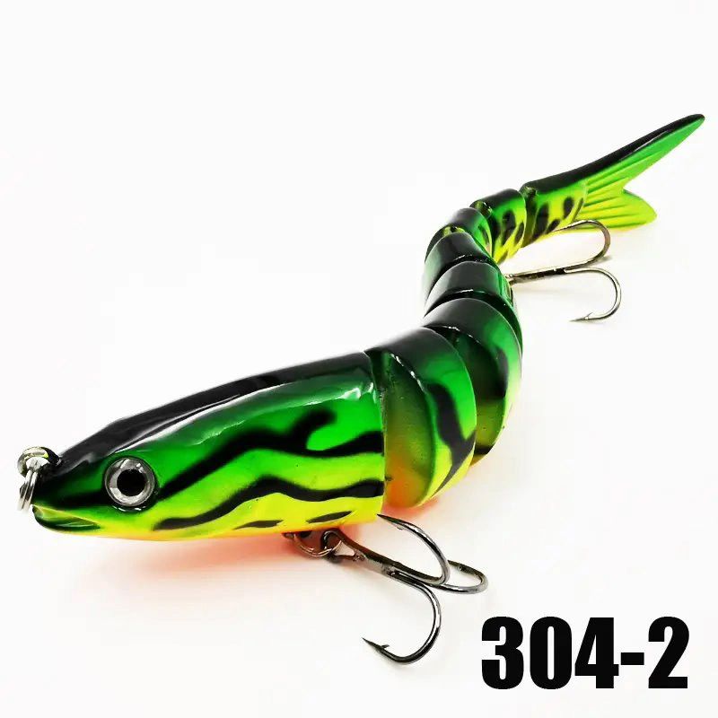 ANFS FISHING Fishing Lures Multi Jointed Swimbait Crank Bait Slow Sinking  (Fire Tiger)