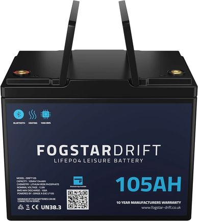 KEPWORTH 24V 100Ah 2560Wh Lithium LiFePO4 Battery Deep Cycle Lithium Iron  Phosphate Rechargeable Battery Built-in BMS, Perfect for
