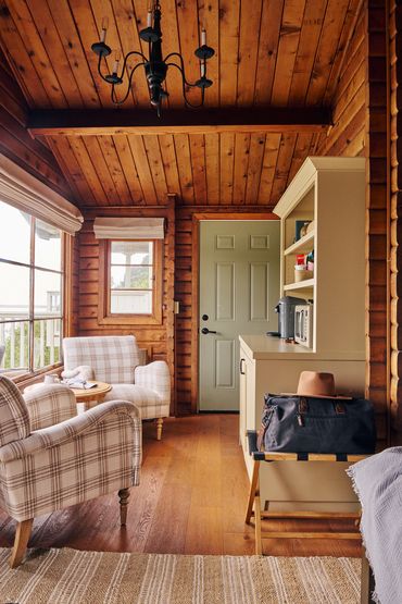 Guest room at Madeira House interior design by Moksa Studio. Photography by Matchull Summers.