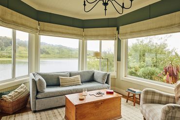 Guest room at Madeira House interior design by Moksa Studio. Photography by Matchull Summers.