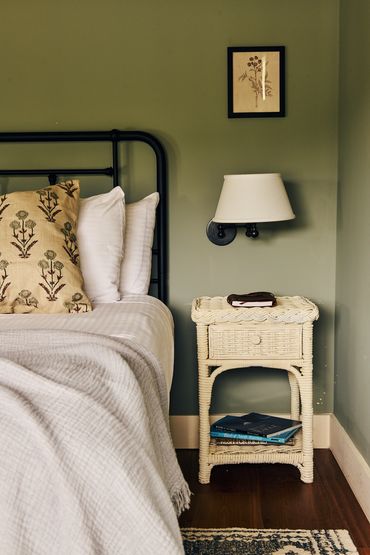 Guest room at Madeira House interior design by Moksa Studio. Photography by Matchull Summers.