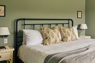 Guest room at Madeira House interior design by Moksa Studio. Photography by Matchull Summers.