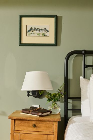 Guest room at Madeira House interior design by Moksa Studio. Photography by Matchull Summers.