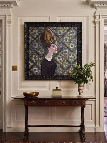 Vestibule in a San Francisco residence designed by Moksa Studio. Photography by Michael Clifford. 