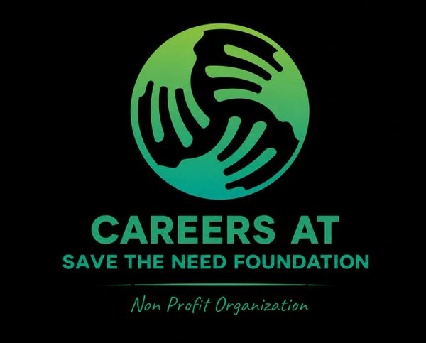 Logo for careers at Save The Need Foundation, a nonprofit.