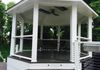 Gazebo with temp controlled infra red heaters.  Oakton, VA