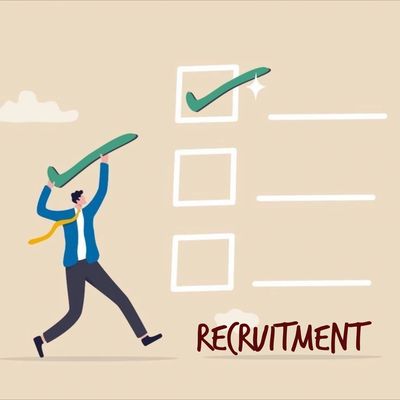 Pro holding the sacred recruitment checklist b/c it’s the last defense against chaos. © AMIAS HR