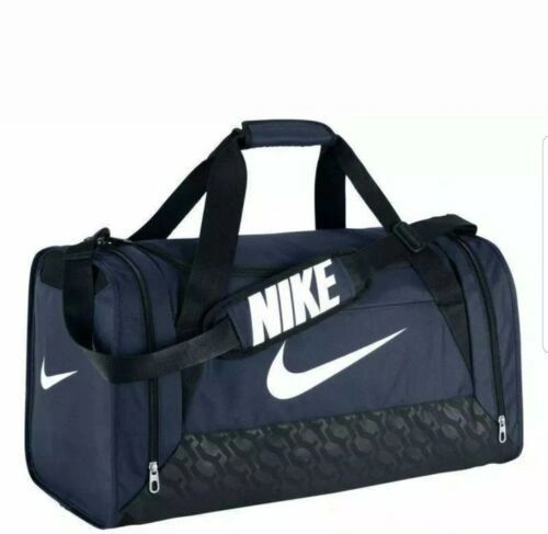 Nike Brasilia 6 Medium Duffel Bag Navy Blue