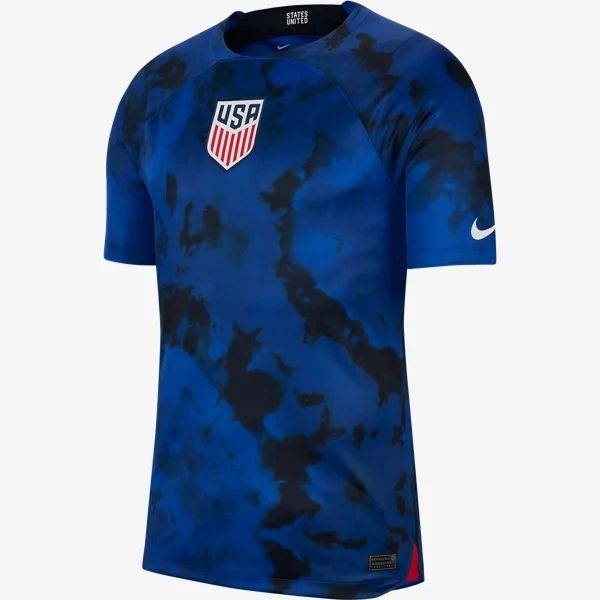 Nike Men's USMNT Away Authentic Jersey 2022/23 (Bright Blue/White)