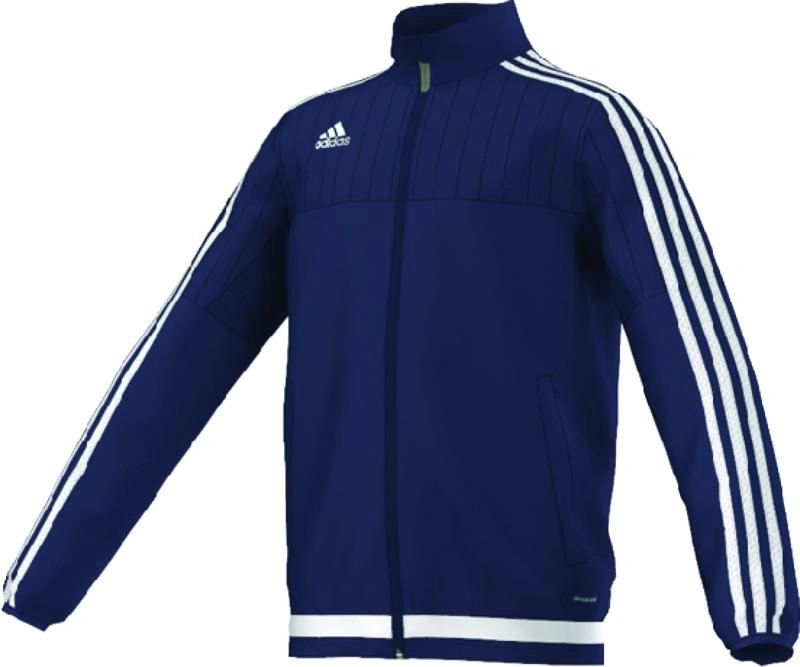 Adidas Youth Tiro 15 Training Jacket Dark Blue/White/Dark Blue