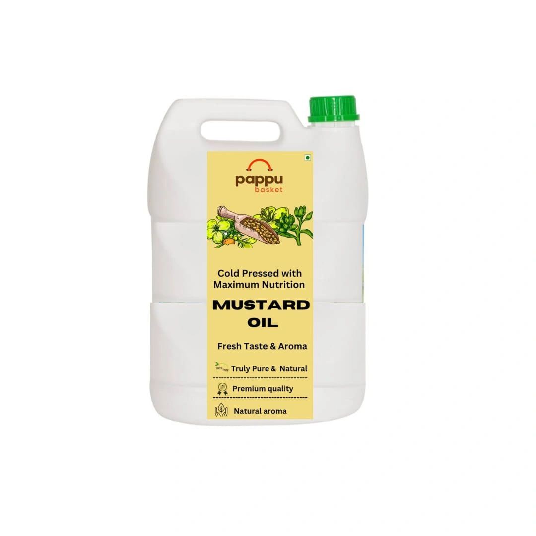 Cold wood pressed Mustard Oil 5000 ml