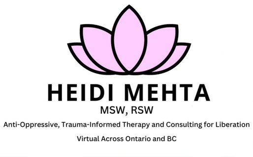 Heidi Mehta (MSW, RSW)
Counselling & Consulting