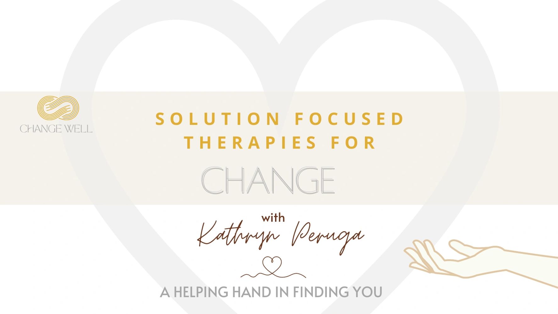 Promotional banner for a therapy based business