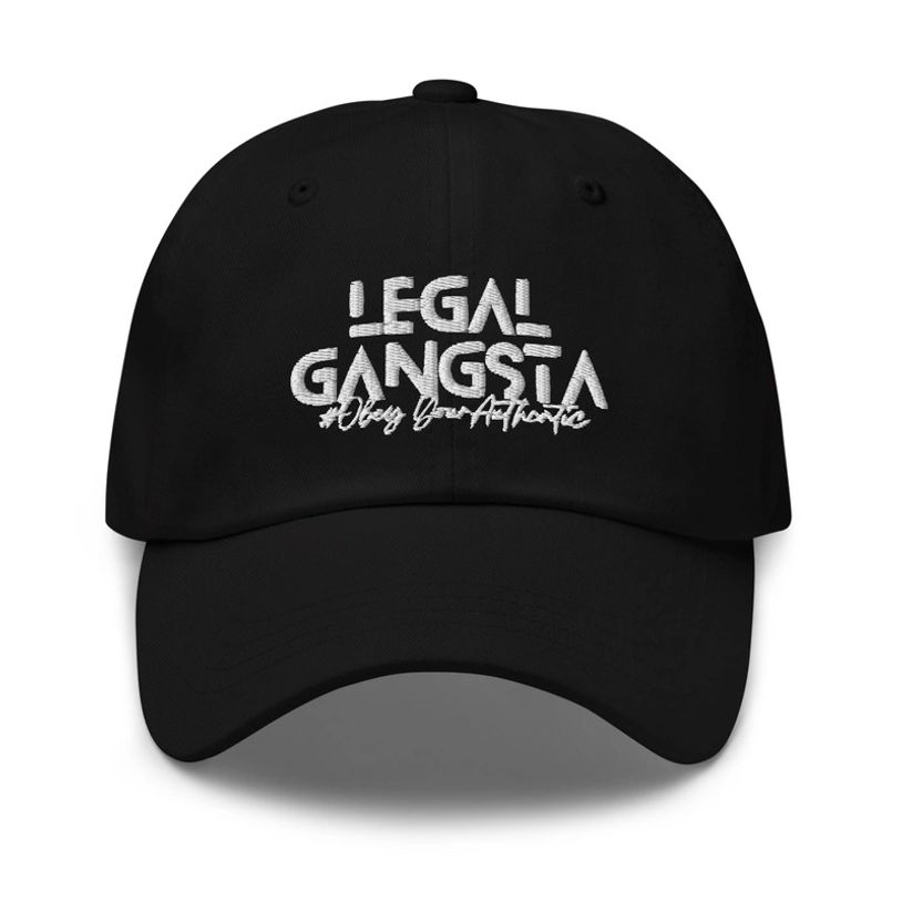 Introducing the "Legal Gangsta"  merchandise line, where you can express your individuality and obey