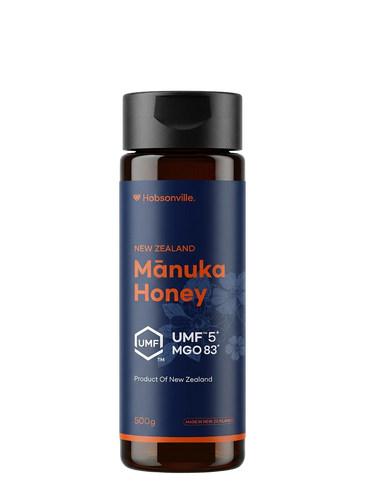 Bottle of Hobsonville Manuka Honey from New Zealand, 500g.