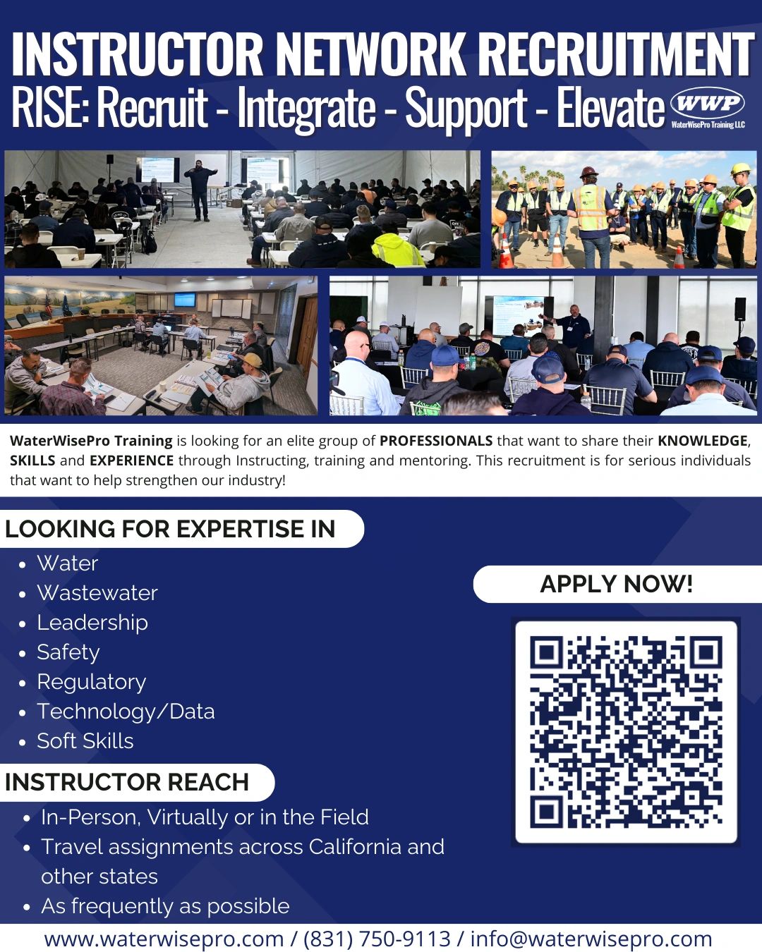 Web Instructor Pro Join WaterWisePro’s RISE Instructor Network