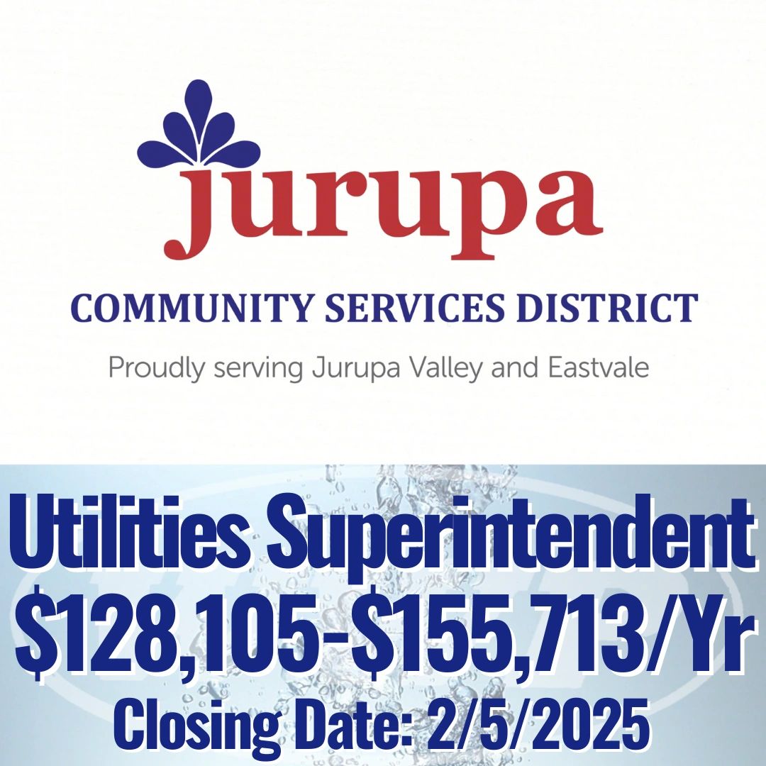 Utilities Superintendent / Jurupa Community Services District