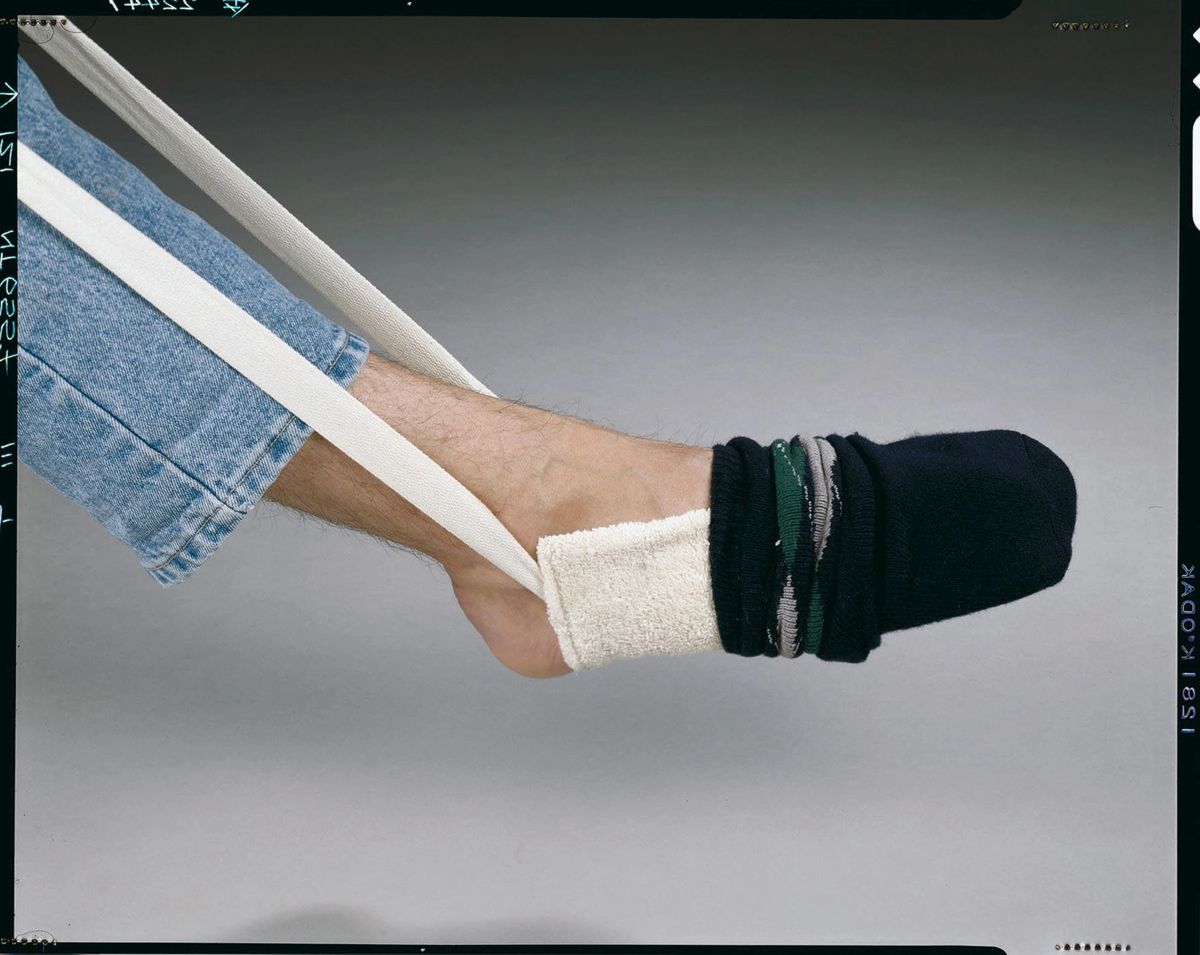 Terry Cloth Sock Aid