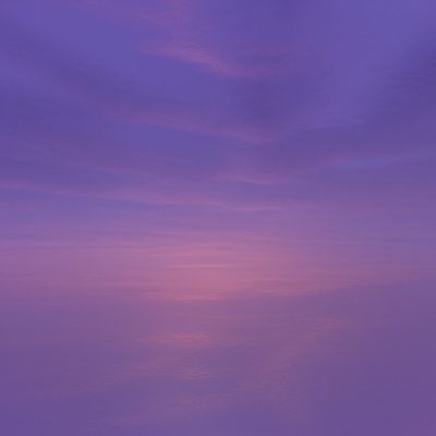 Serene purple sunset over calm water.