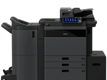 Toshiba e-studio 6527ACT Multi function printer. CopyTex Business Solutions LLC.s Austin TX