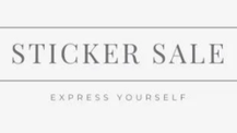 STICKER SALE