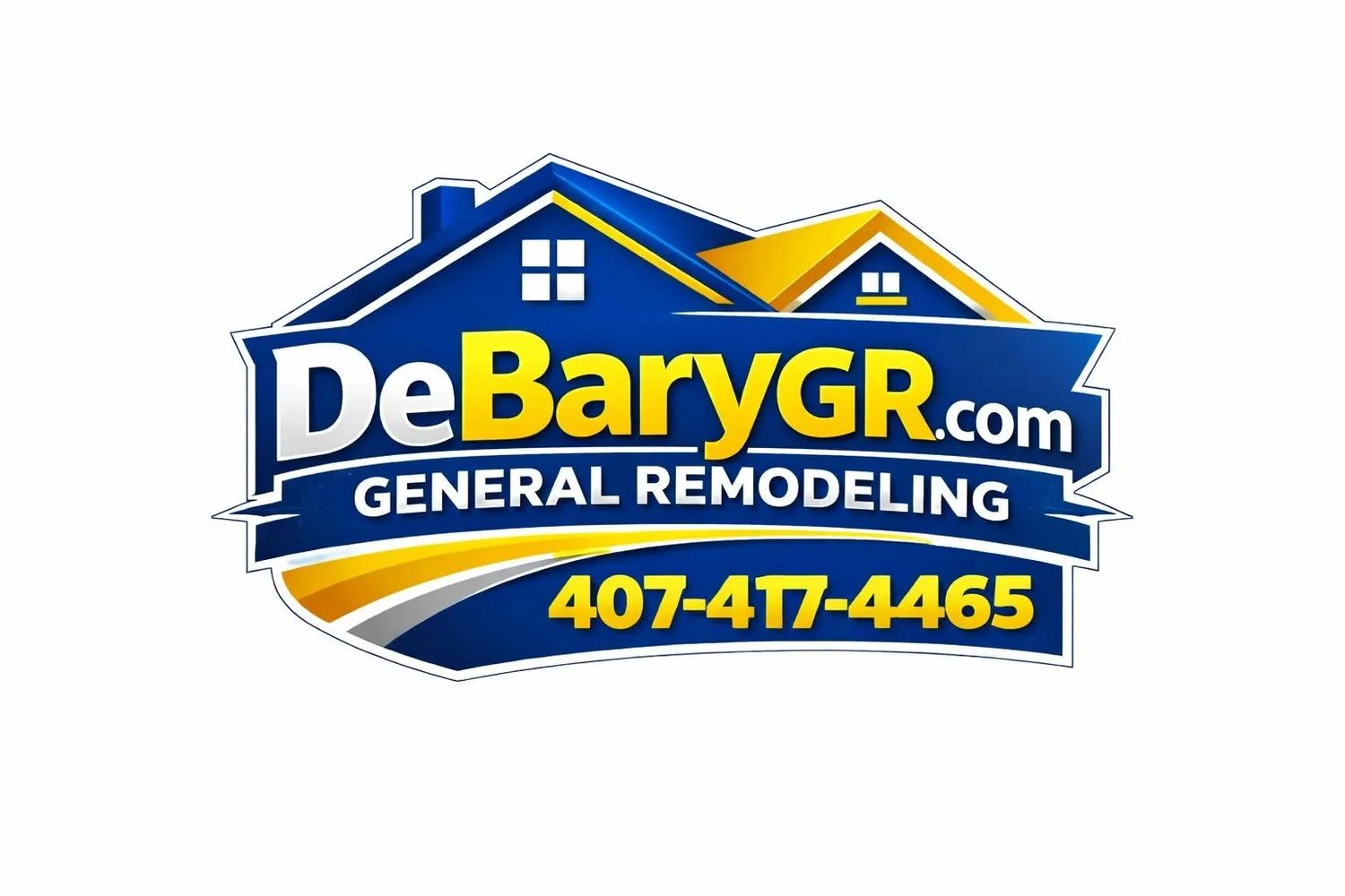 Logo for DeBaryGR General Remodeling with contact number 407-417-4465.
