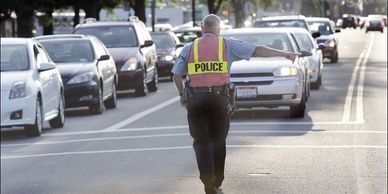 Security Indianapolis Indiana Traffic Control Flagger Business Holiday 