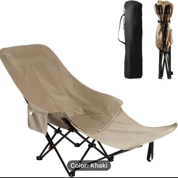 Three Color Options Available, Heavy-Duty Folding Camping Chair