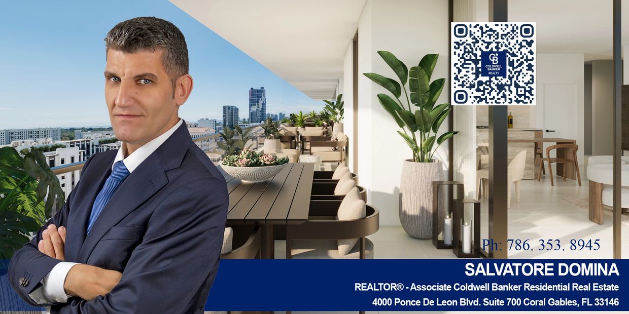 Salvatore Domina is a Realtor® with Coldwell Banker Realty specializing in Coral Gables real estate.