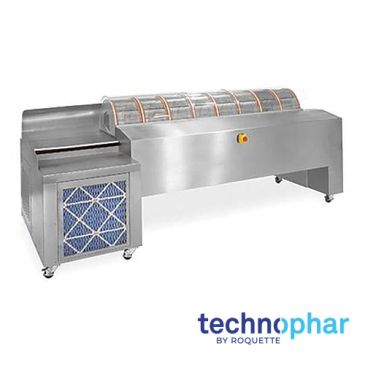 Industrial stainless steel food processing machine by Technophar.