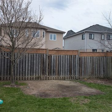 fence repair post replacement fix lattice