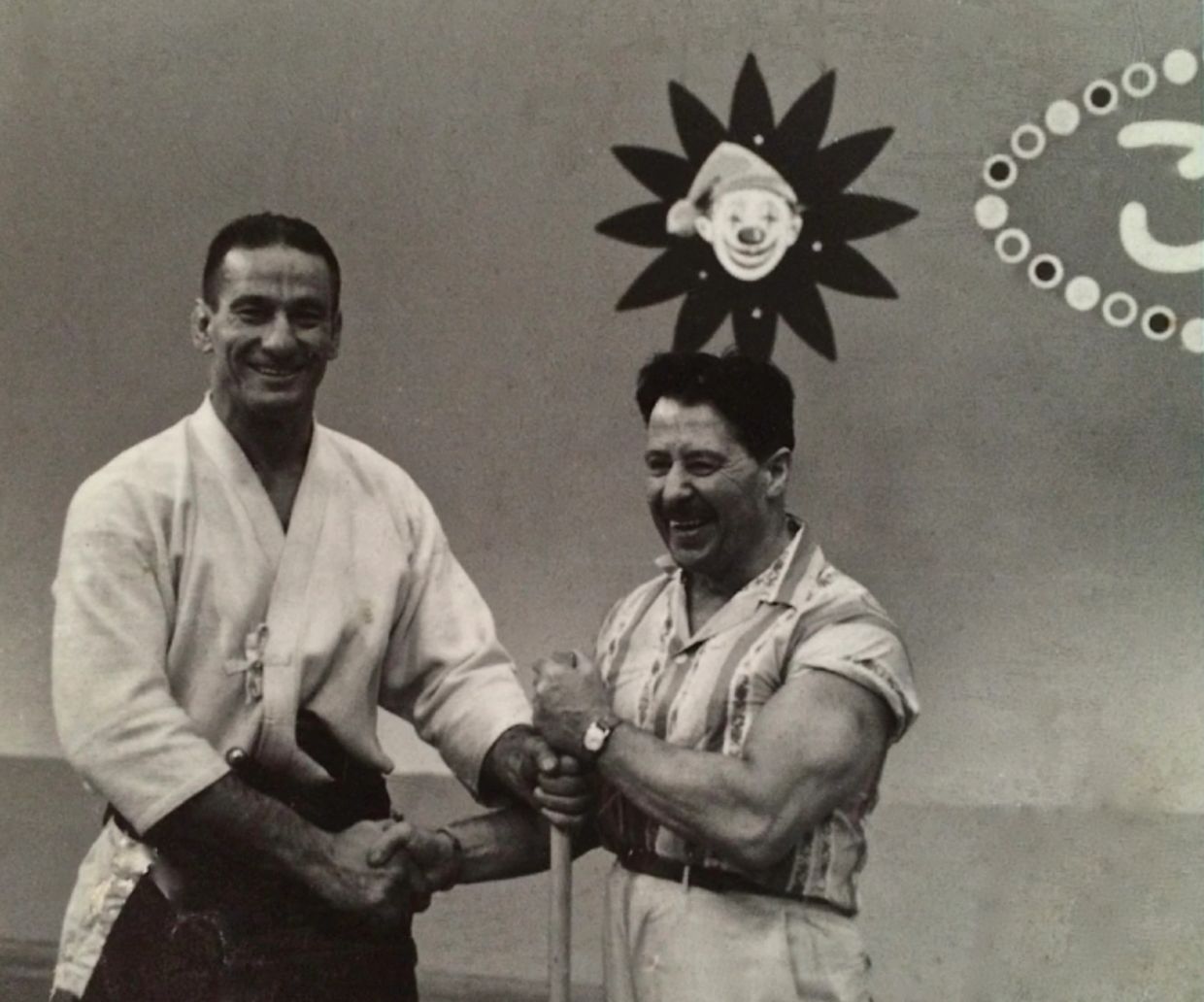 APOLLO & THELMA: MIGHTY APOLLO & DON DRAEGER, 1965, NHK TV JAPAN. APOLLO PIONEER MARTIAL ARTS AUST