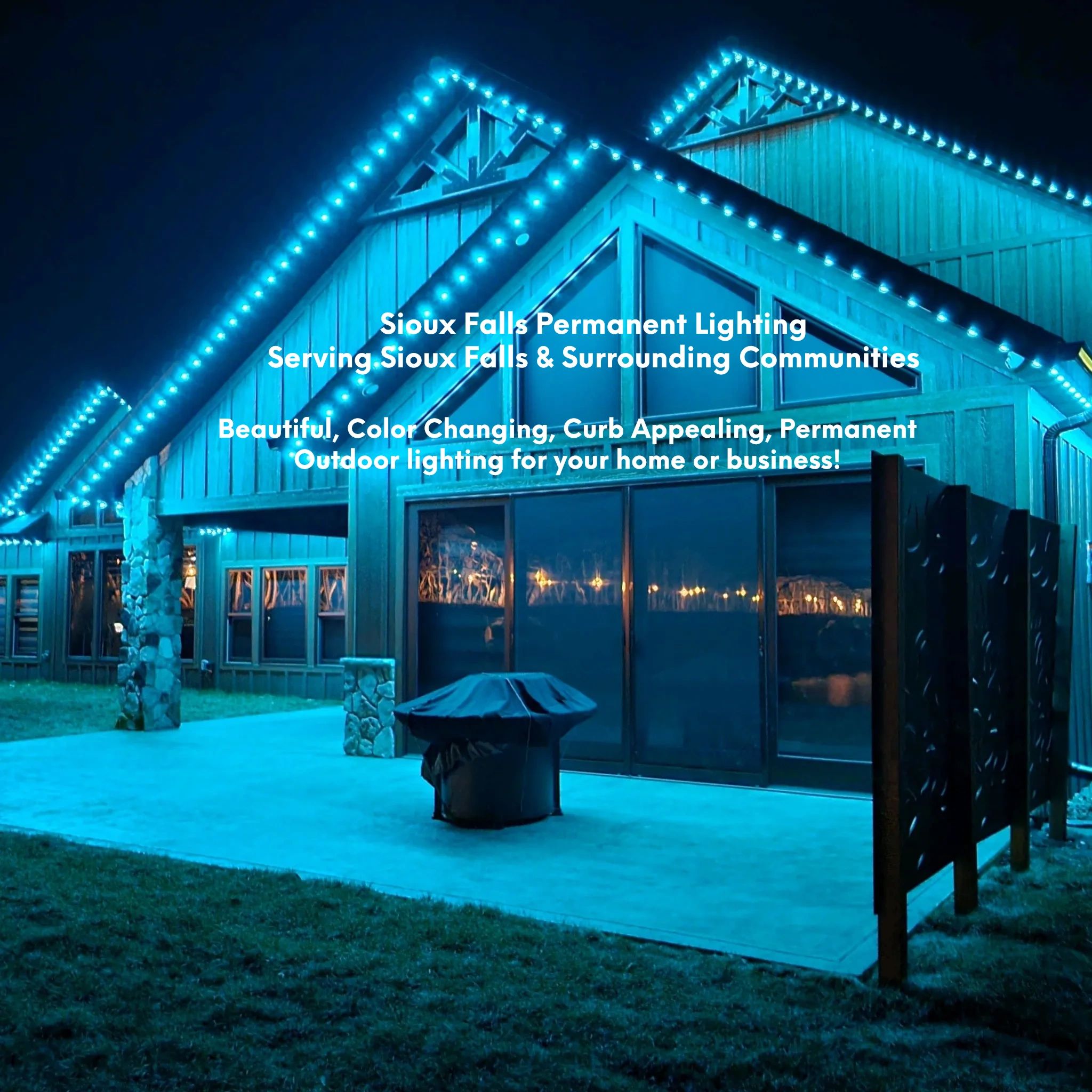 Permanent, Year Round, Color Changing, Curb Appealing, LED Lighting in ...