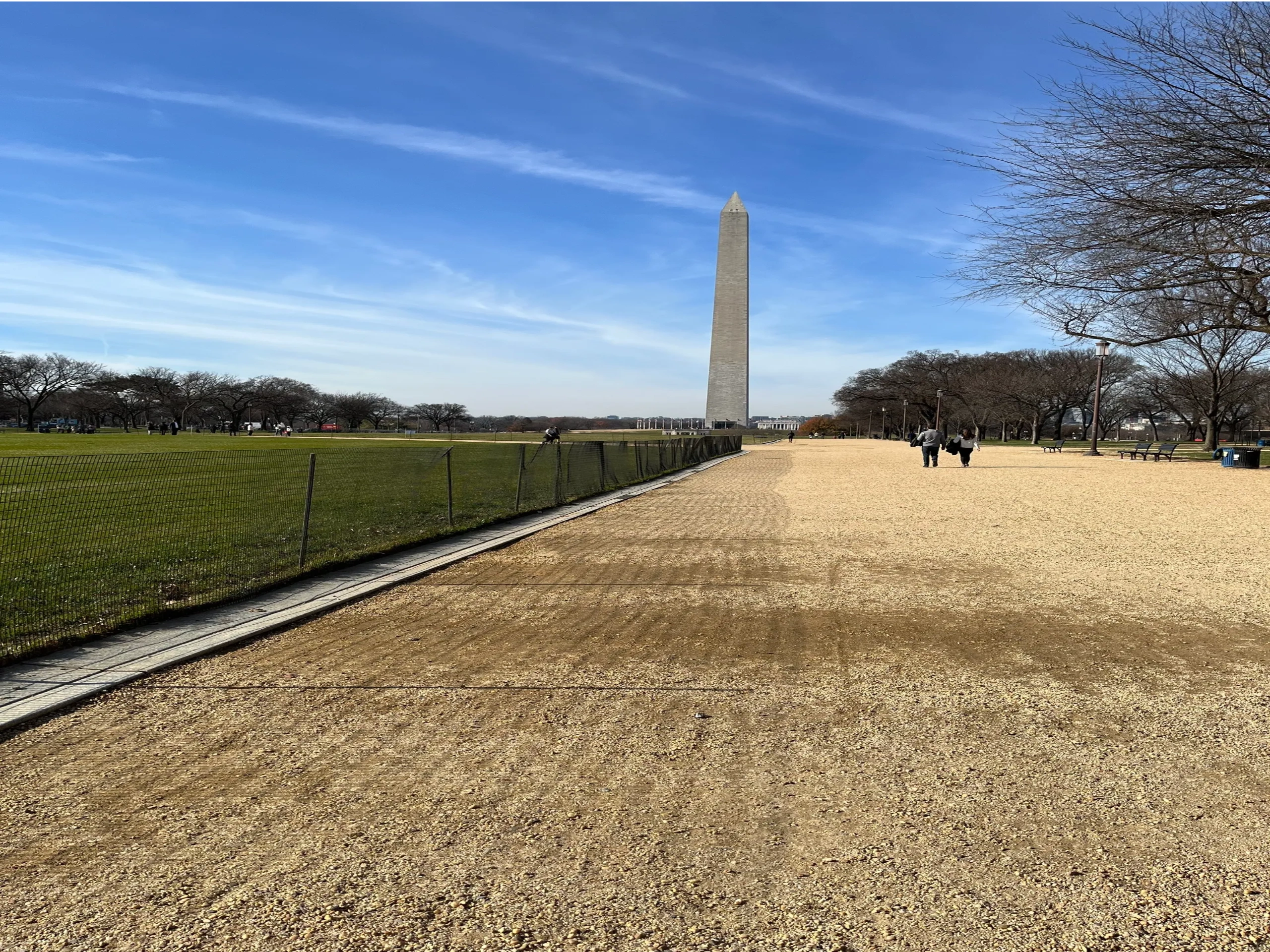 As is obvious, it gets quiet in the area of the national mall.  pray for our Congress and the White 