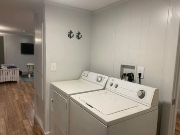 full access to laundry services, detergent and softener included