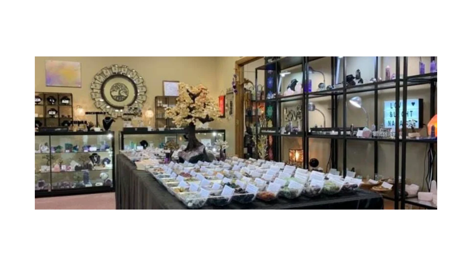 Crystals and Minerals Gift Store Namaste Life Center