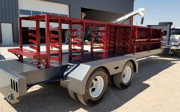 custom trailer fabricated