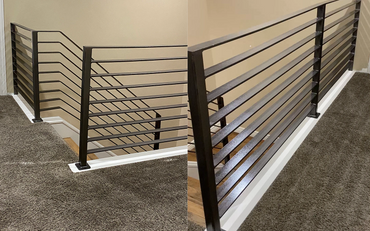 Custom railing done by CRV Welding and Fabrication